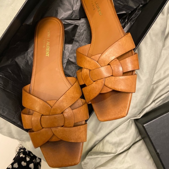 Saint Laurent Shoes - YSL TRIBUTE USED SANDALS